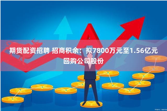 期货配资招聘 招商积余：拟7800万元至1.56亿元回购公司股份